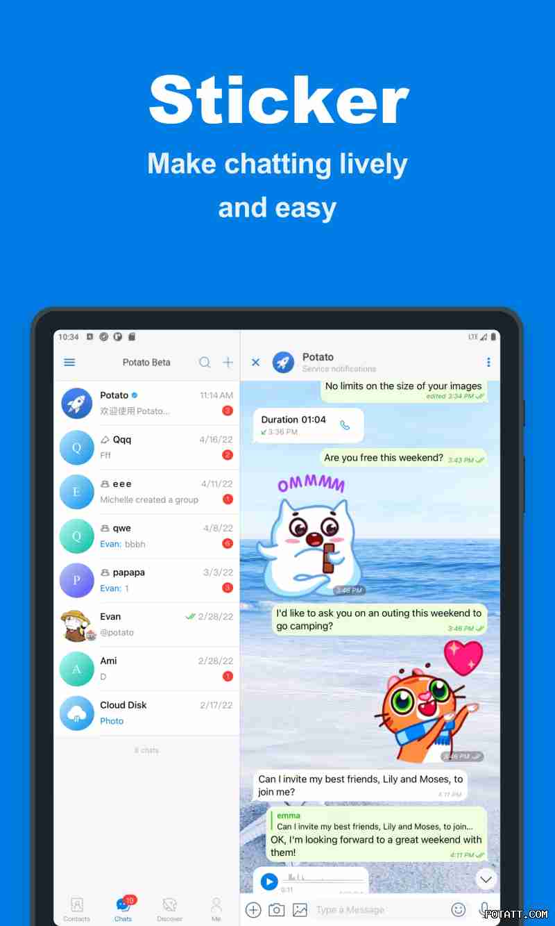 Potato官方与Telegram/WhatsApp对比：优势分析